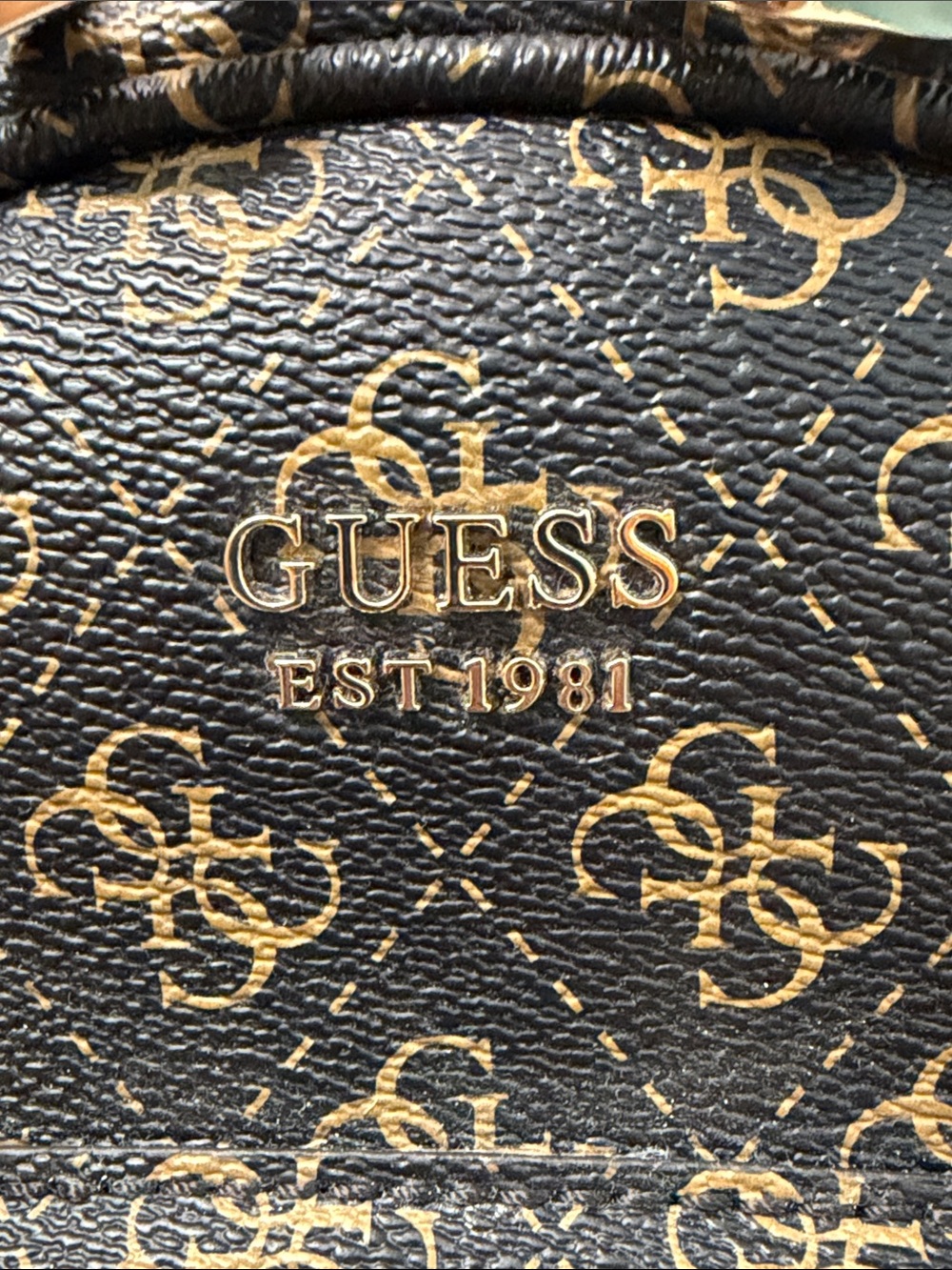 GUESS Brown/Tan Rylan Backpack - Picture 4 of 7